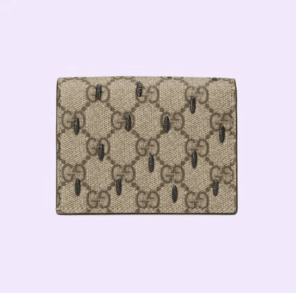 新作【GUCCI】ダブルG ストロベリー カードケース ウォレット